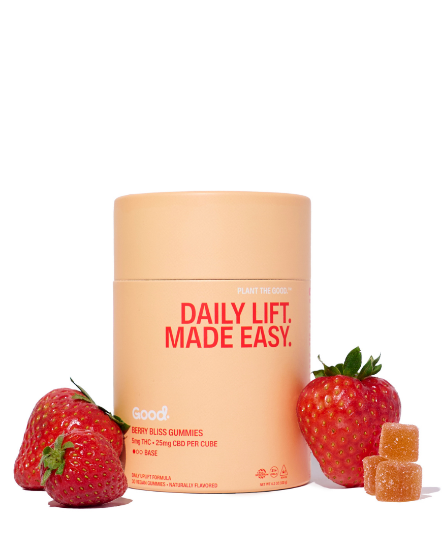 Daily Lift Base 5mg THC + 25mg BD gummies — Good Organics