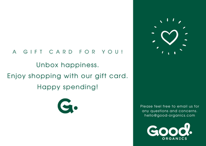 Good Organics Gift Card - Good Organics