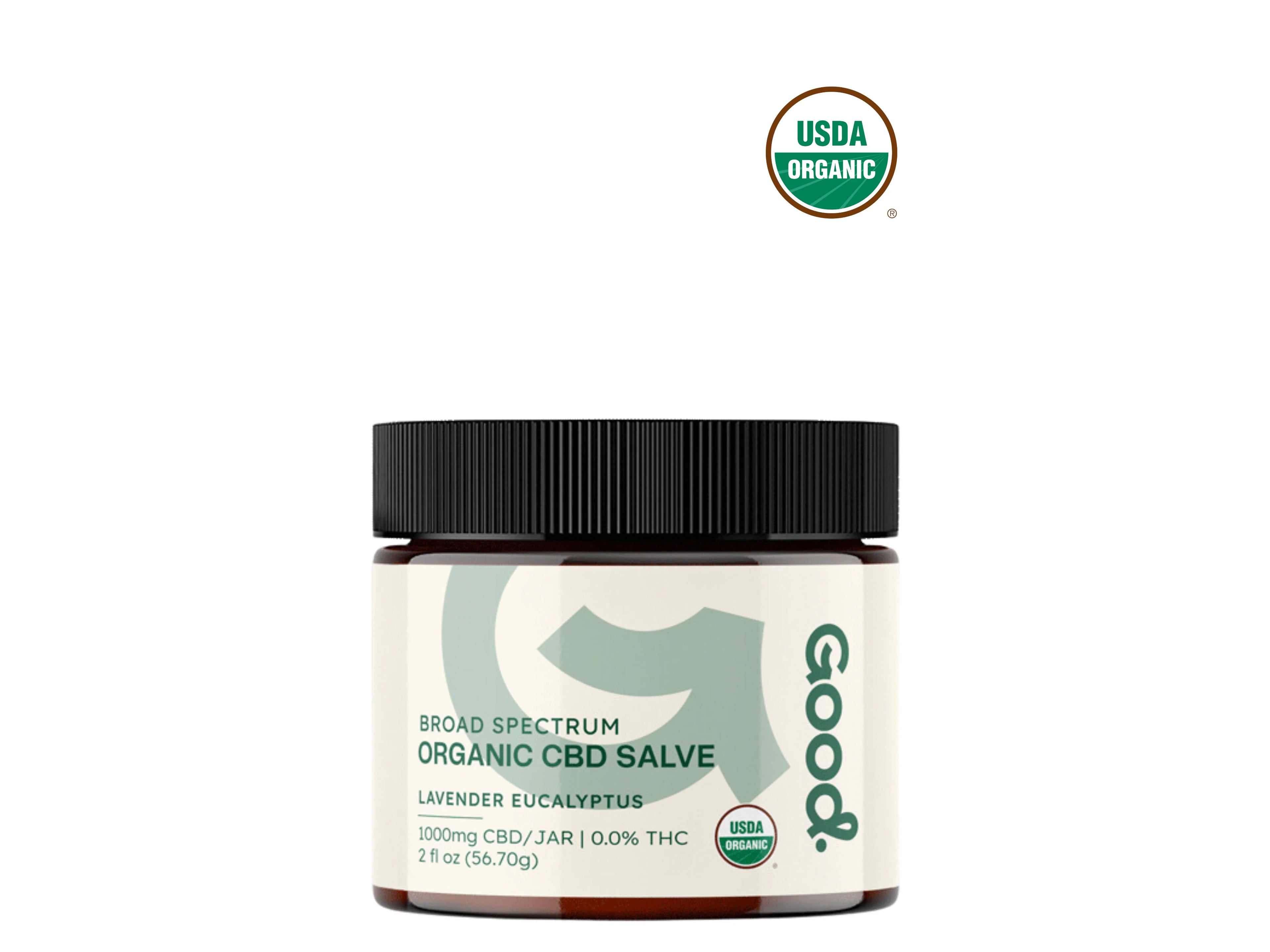 Organic CBD Salve with Lavender and Eucalyptus Broad Spectrum (1oz and 2oz) - Good Organics