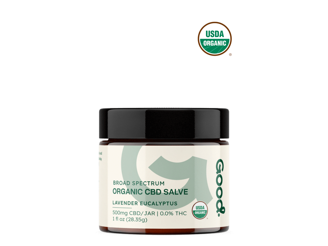 Organic CBD Salve with Lavender and Eucalyptus Broad Spectrum (1oz and 2oz) - Good Organics