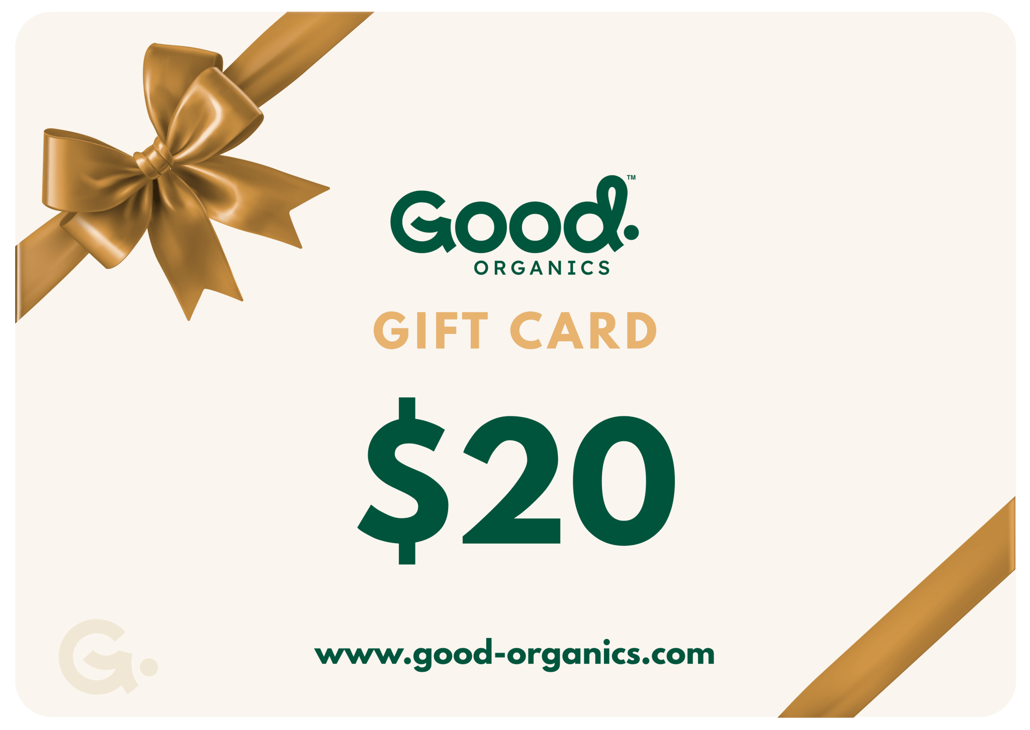 Good Organics e - Gift Card - Good Organics