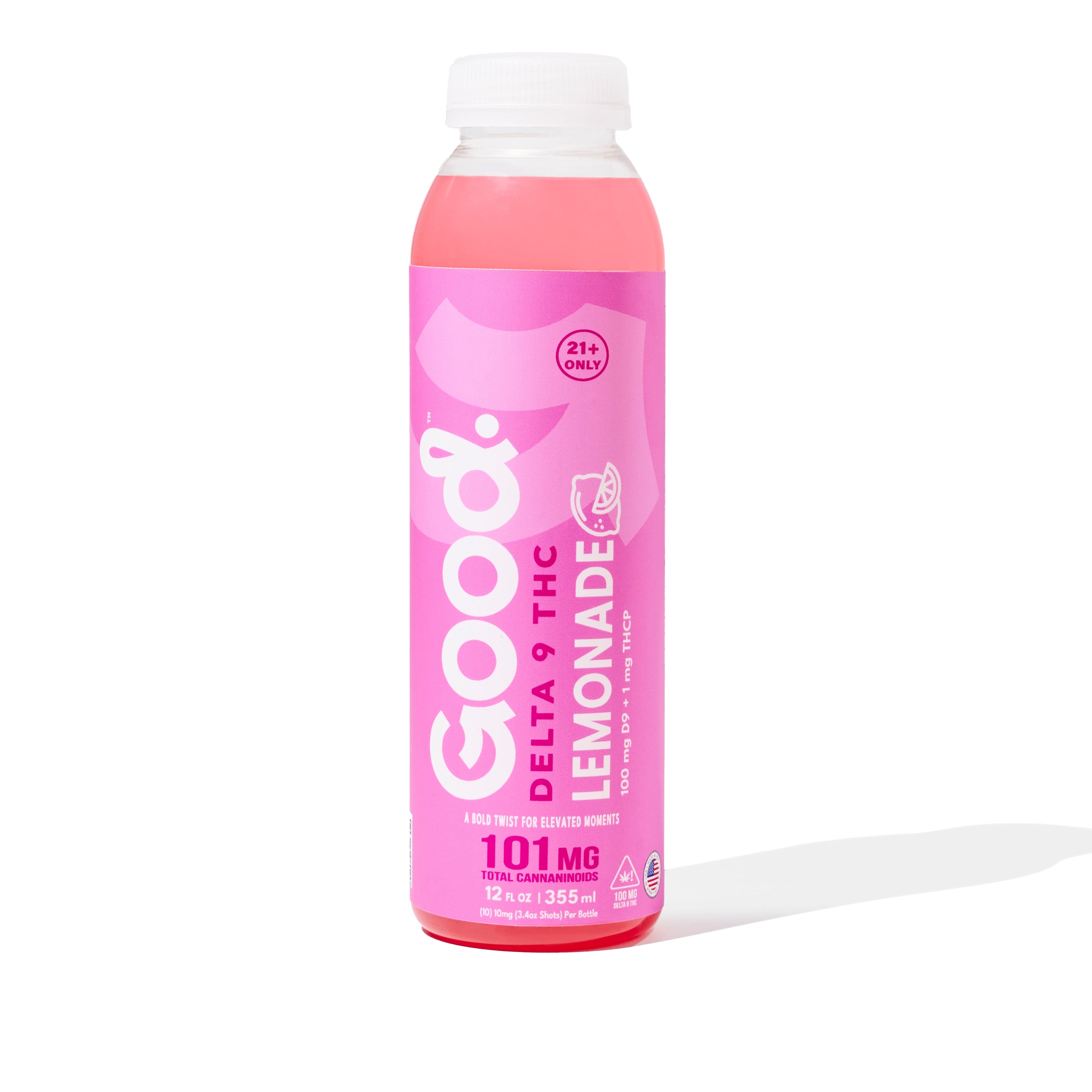 Pink Delta 9 Nano Infused Lemonade 12oz (101mg Total)