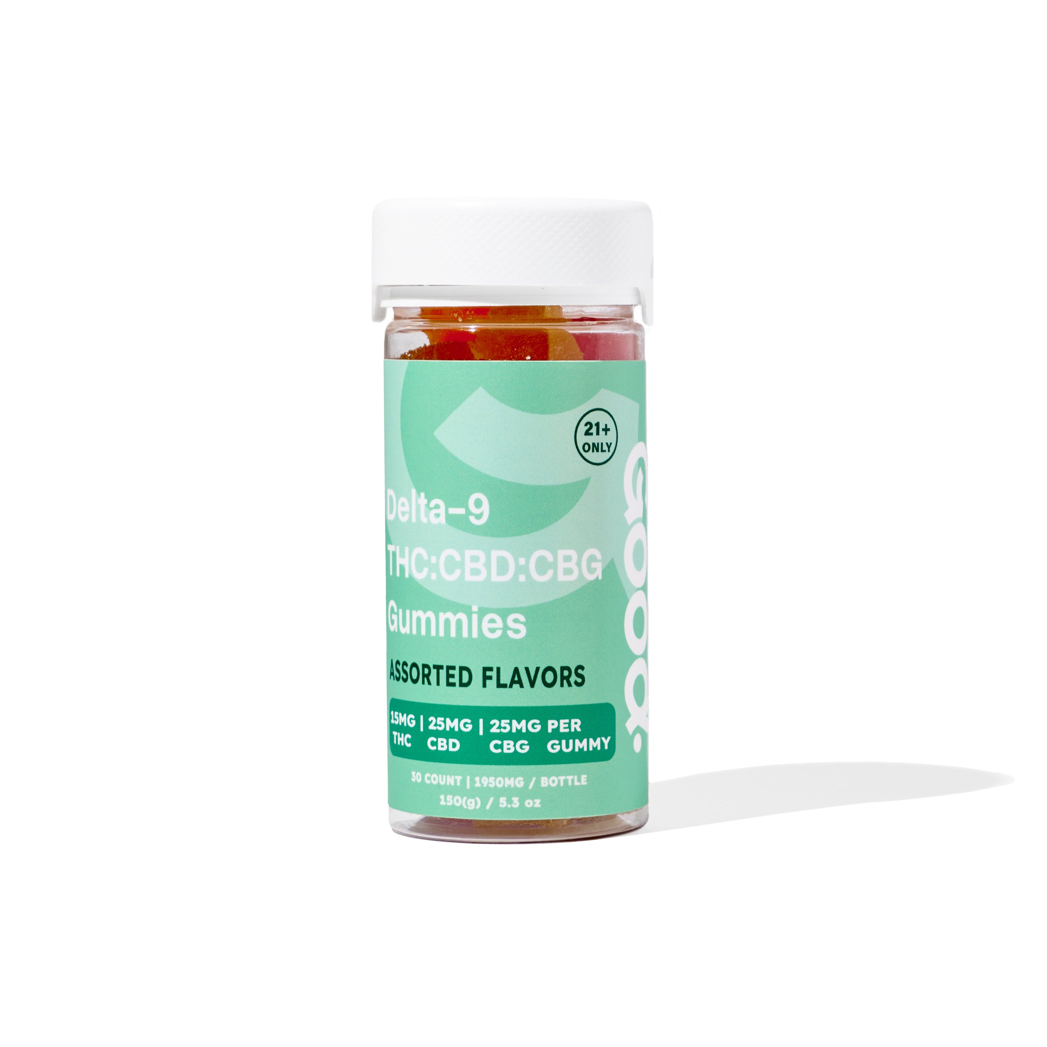 D9:CBD:CBG Assorted Flavor Gummies
