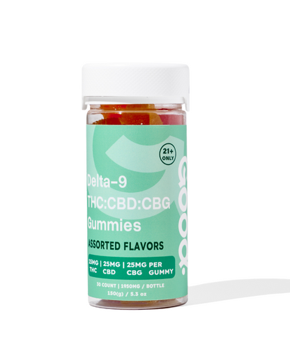 D9:CBD:CBG Assorted Flavor Gummies