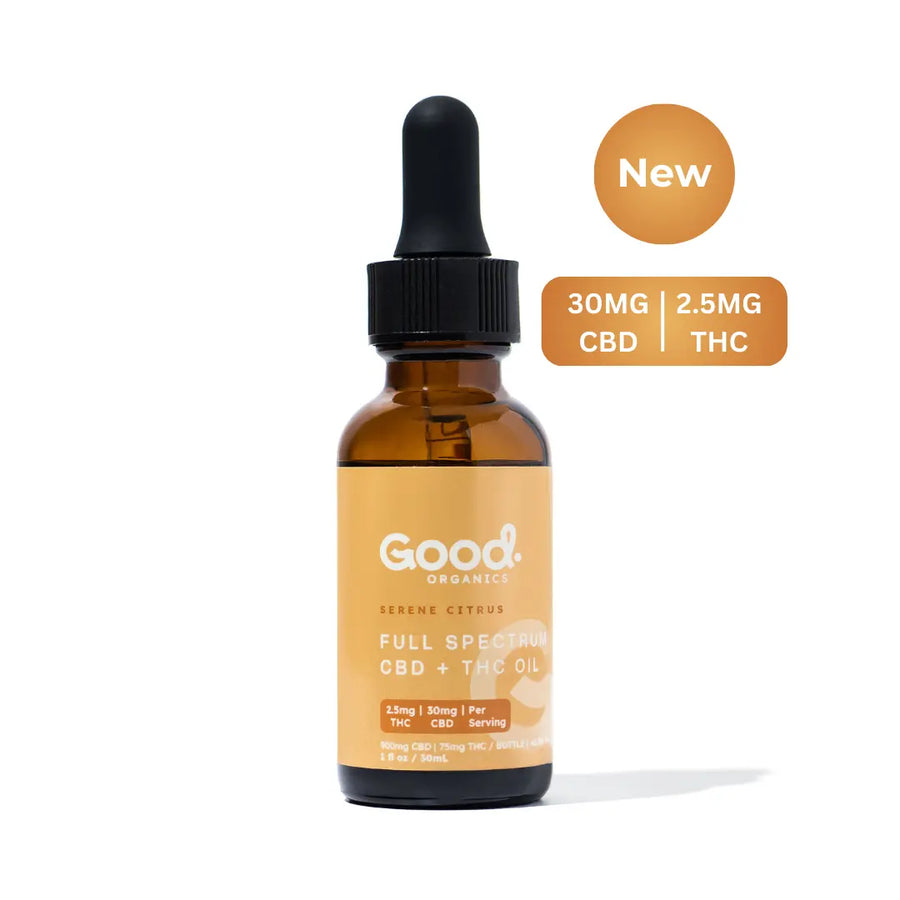 Serene Citrus CBD THC Tincture 900mg