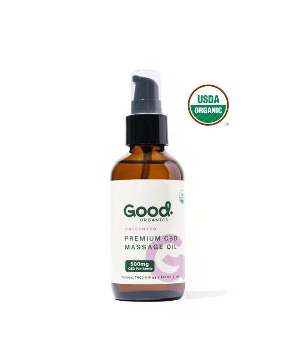 USDA Organic CBD Massage Oil with THC 500mg