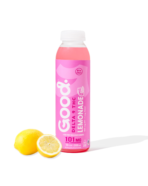 Pink Delta 9 Nano Infused Lemonade 12oz (101mg Total)