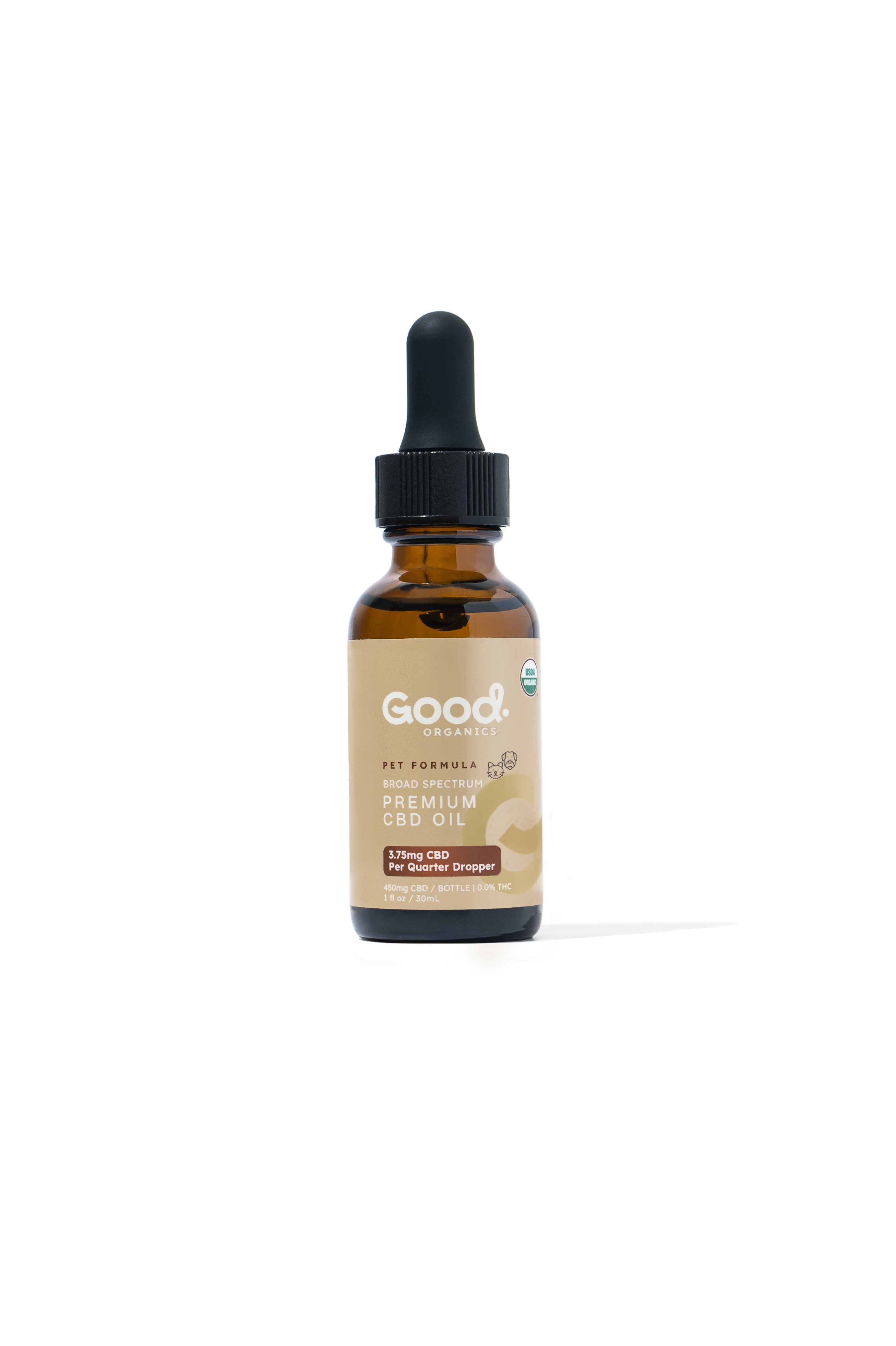 USDA ORGANIC CBD TINCTURE FOR DOGS, CATS & PETS