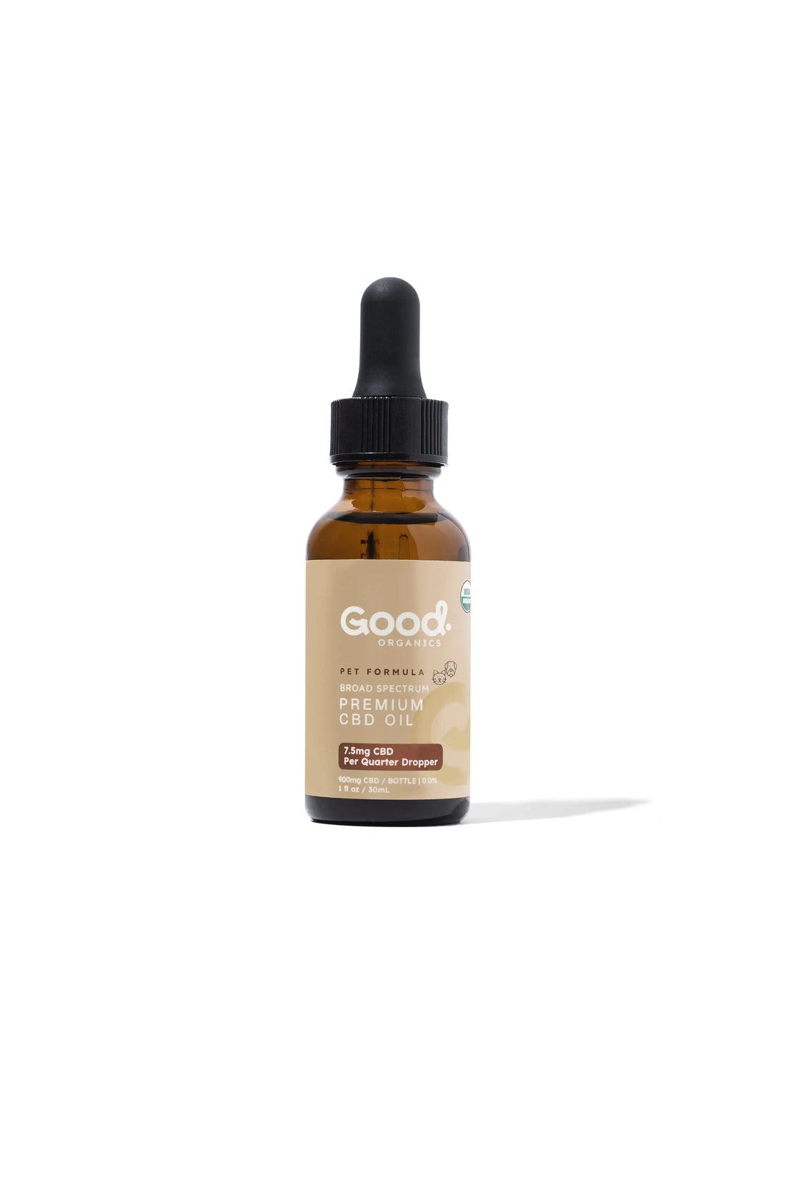 USDA ORGANIC CBD TINCTURE FOR DOGS, CATS & PETS