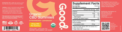 Organic Strawberry Lemonade Gummies - Good OrganicsSpecialty Supplements