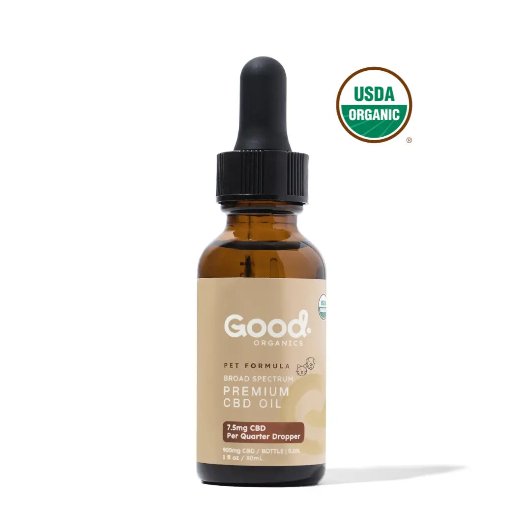 USDA ORGANIC CBD TINCTURE FOR DOGS, CATS &amp; PETS - Good OrganicsSpecialty Supplements